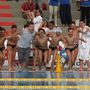 Il salto in acqua per festeggiare il titolo u13